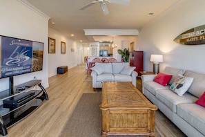 Great Room with Access to Balcony