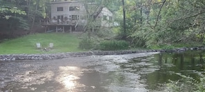 Back of house across the creek