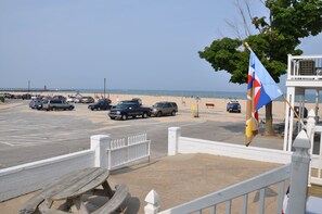 Awesome view of the beach from the deck!