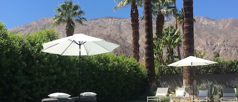 Your ultimate Palm Springs getaway.
Luxurious, private and steps from downtown.