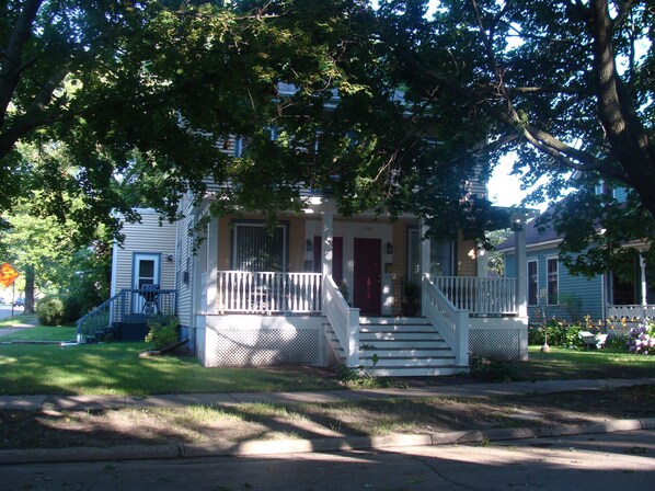 Front of property looking east