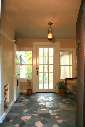 Entry way and laundry