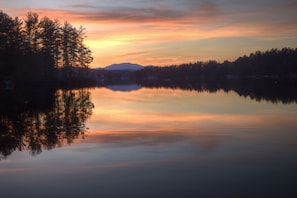 Enjoy the after glow of another great sunset over Mt. Shaw.