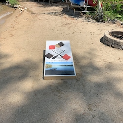 Cornhole for your playing pleasure. Great afternoon reprieve.