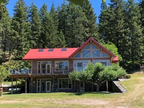 Tucked among the cherry orchard and pine trees