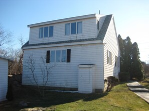 Large picture windows for ocean views