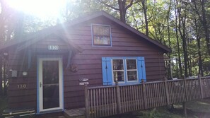 The front of the cabin