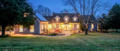 Beautifully landscaped entrance