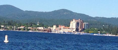 Coeur d'Alene Resort view from dock.