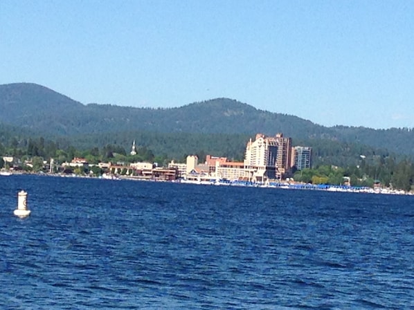 Coeur d'Alene Resort view from dock.