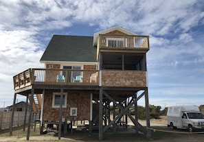 Northwind Cottage Beach side - updated exterior 2018