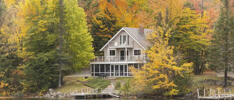 Lakeside view of Cottage