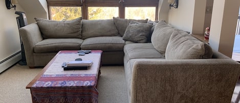 living room with plenty of seating