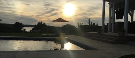 Sunset at the Pool