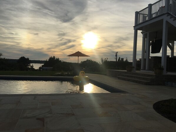 Sunset at the Pool