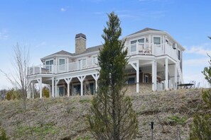 View up from East Lake Drive to house