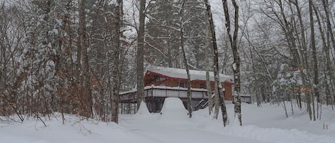 Lake Rescue Chalet in Winter