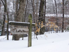 Winter at the Lake House