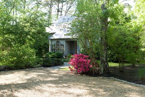 Parking area and front of house