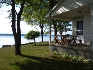 Located at the north end of Owasco, a sandy and shallow playground for Families.