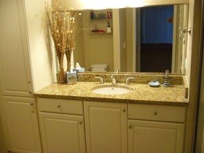 master bathroom w/ shower