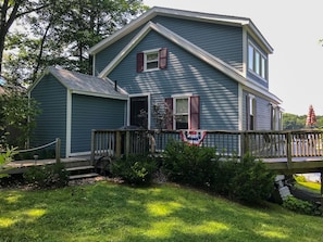 Pleasant Pond cottage from front lawn