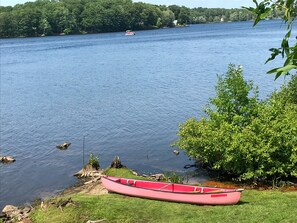 View from side deck