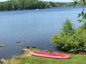 View from side deck