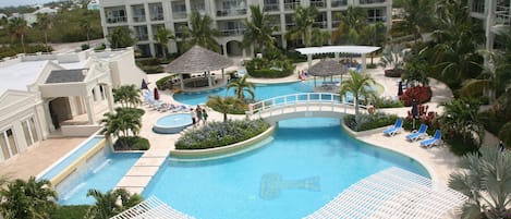 Pool and resort grounds