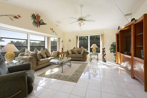 Living Room with pull-out sleeper