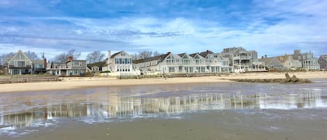 Beach at low tide