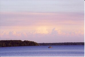 View of the lake from the house