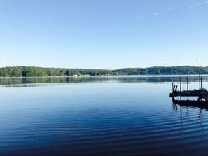 Lake view from the backyard/beach. 