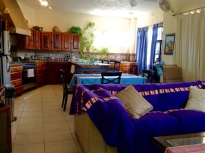 Main kitchen, fully equipped.
