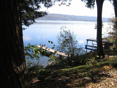 MAGICAL, PRIVATE, FORESTED LAKEFRONT/ SWEEPING LAKE VISTAS, EASY ACCESS IN ITHA