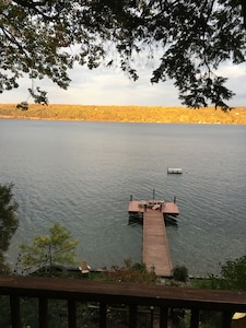 MAGICAL, PRIVATE, FORESTED LAKEFRONT/ SWEEPING LAKE VISTAS, EASY ACCESS IN ITHA