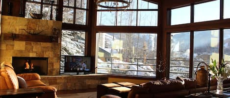 Living Room with The Endless Views of Vail, and The Rocky Mountains