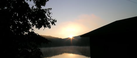 Sunrise over the dock