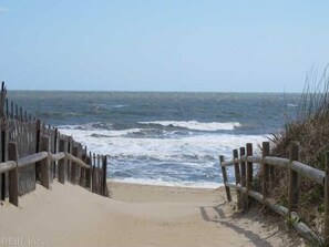 Beach access is just a short walk away