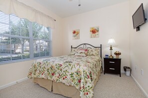 Downstairs Queen Suite w/ attached Bath.