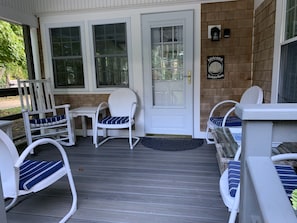 porch outside of kitchen area
