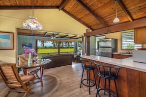 HMBC area - Kitchen, dining and living area all have a view of the bay.