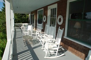 Pull up a chair, relax and rock yourself silly to the sound of the water.