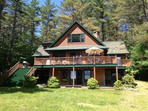 View from dock to the house