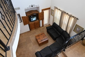 San Felipe pool side rental villa 9-3 - aeria view of first floor living room