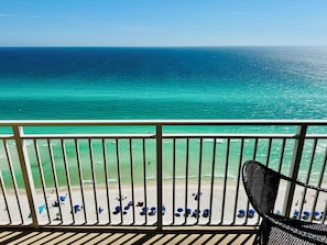 Ocean/beach view from balcony