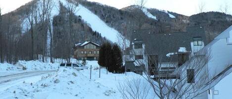 View of Bear Mtn from condo parking lot