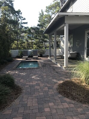 Personal plunge pool.