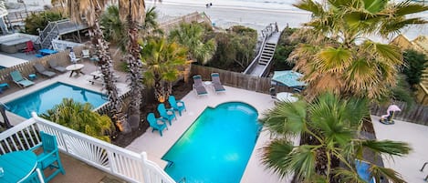 View from private deck off master bedroom, relax with your morning coffee