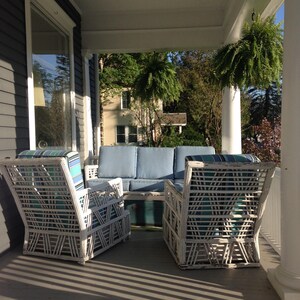 Front Porch with afternoon sunshine